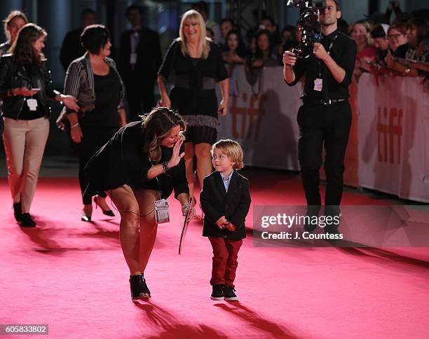 Actor Ethan MacIver-Wright walks the ed carpet at the 2016 Toronto International Film Festival Premiere of "The Headhunter's Calling" at Roy Thomson...