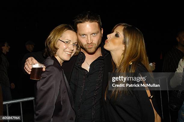 ?, Larry Bagby and Jennifer Egan attend Gen Art LA's 9th Annual Fresh Faces in Fashion at Santa Monica on October 13, 2006.