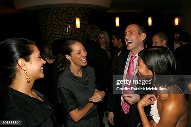 Sabrina Dupre, Christy Turlington, Michael Watson and Kameko Grant attend Power of Film Gala to Benefit FILMAID at Time Warner Center on October 16,...