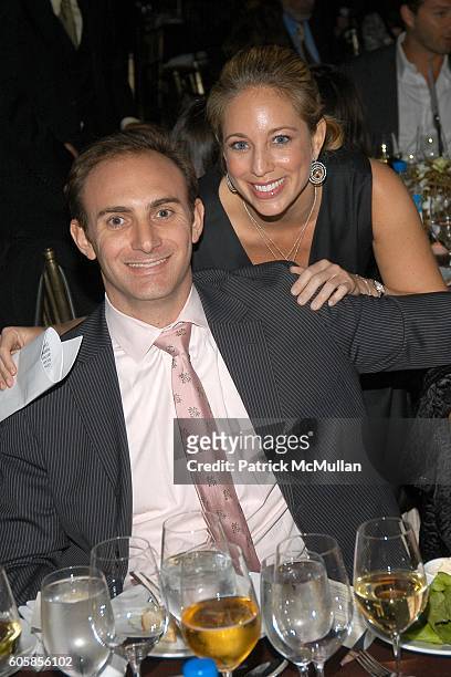 Jonathan Smidt and Lauren Glassberg attend LIVE4LIFE Benefit Gala at Mandarin Oriental on October 16, 2006 in New York City.