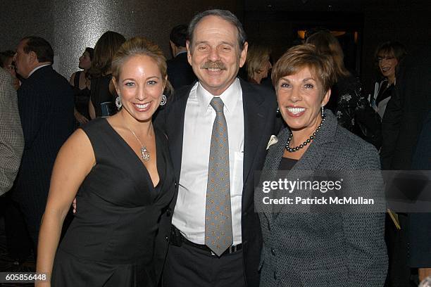 Lauren Glassberg, Ken Glassberg and Michele Glassberg attend LIVE4LIFE Benefit Gala at Mandarin Oriental on October 16, 2006 in New York City.