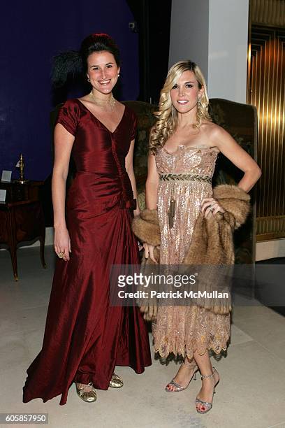 Lydia Fenet and Tinsley Mortimer attend Christie's and Cartier Present "Une Soiree a la Cour du Roi" To Celebrate the Publication of Caroline Weber's...