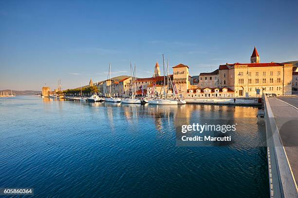 trogir croatia - trogir stock-fotos und bilder