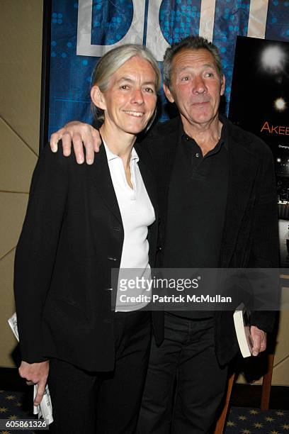 Gillian Adams-Horovitz and Israel Horovitz attend A Private Screening of "Akeelah and the Bee" at Dolby Screening Room on April 19, 2006 in New York...