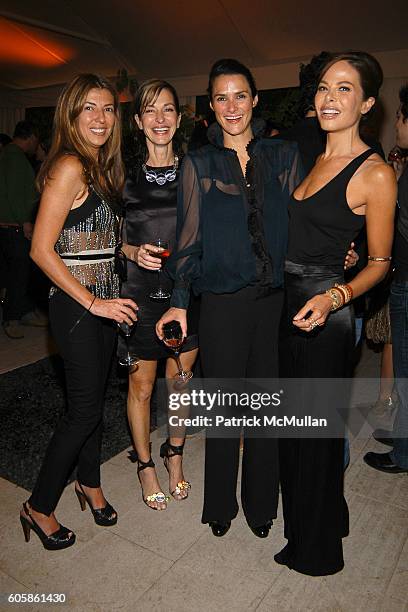 Nina Garcia, Cynthia Rowley, Sara Ruffin and Allison Sarofim attend Salvatore Ferragamo and Allison Sarofim celebrate the publication of "The...