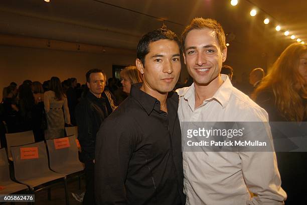 Lino Pastrana and Louis Coraggio attend 3rd Annual FASHION CARES Hosted by JEFFREY Benefiting HETRICK-MARTIN, LAMBDA And GMHC at Milk Studios on...