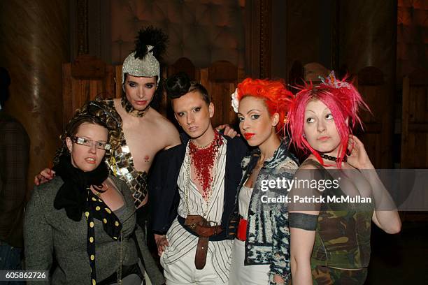 Elaine van Hoorn, Xavier J., Tre, Raquel Reed and Dolly attend After Party to celebrate the opening of the new Pat Field Boutique at Capitale on...