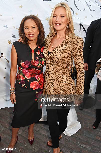 Candi Staton and Kate Moss attend as Charlotte Tilbury celebrates the launch of her first fragrance "Scent Of A Dream" with 'face' Kate Moss,...