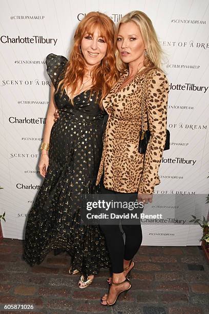 Charlotte Tilbury and Kate Moss attend as Charlotte Tilbury celebrates the launch of her first fragrance "Scent Of A Dream" with 'face' Kate Moss,...