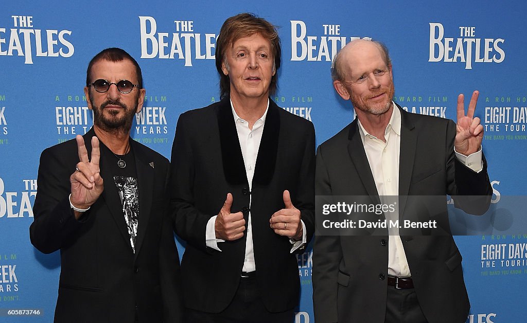 "The Beatles: Eight Days A Week - The Touring Years" - World Premiere - VIP Arrivals