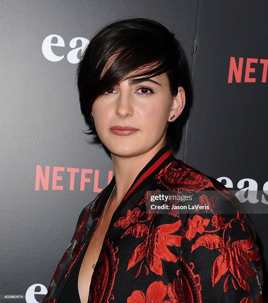 Actress Jacqueline Toboni attends the premiere of "Easy" at The... News
