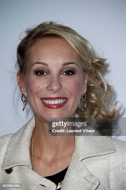 Actress Julia Dorval attends the 'La Main du Mal' Photocall during the 18th Festival of TV Fiction on September 15, 2016 in La Rochelle, France.