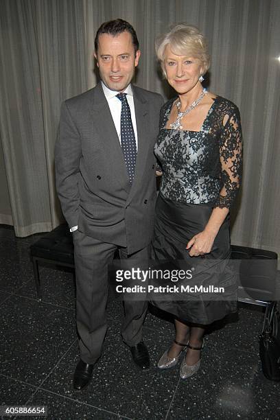 Colin Callender and Helen Mirren attend HBO Films Premiere Of ELIZABETH I at The Museum Of Modern Art on April 18, 2006 in New York City.