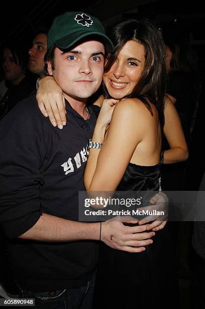 Robert Iler and Jamie-Lynn Sigler attend Jason Strauss New York Birthday Party at Marquee NYC USA on April 5, 2006.