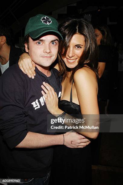 Robert Iler and Jamie-Lynn Sigler attend Jason Strauss New York Birthday Party at Marquee NYC USA on April 5, 2006.