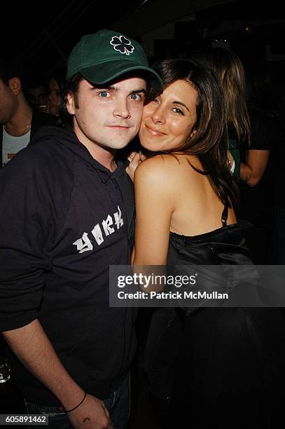 Robert Iler and Jamie-Lynn Sigler attend Jason Strauss New York Birthday Party at Marquee NYC USA on April 5, 2006.