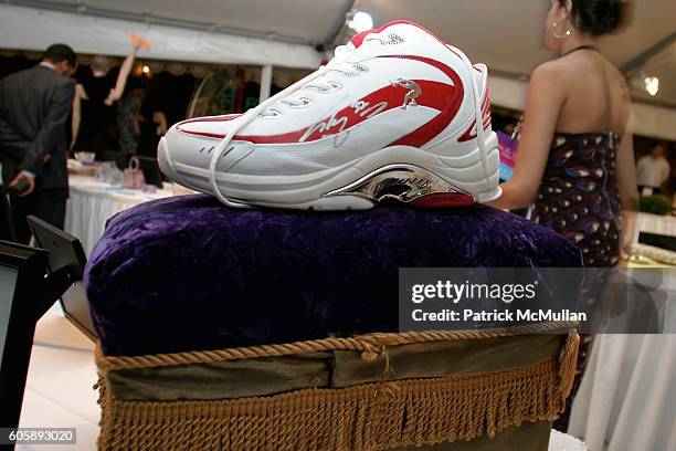 Shaquille O'Neal's Auction Size 22 Basketball Shoe attends Russell and Kimora Lee Simmons and the Rush Philanthropic Arts Foundation Present the 2nd...