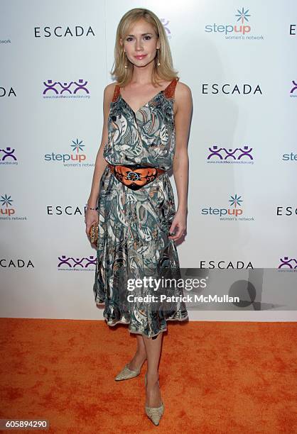 Ashley Jones attends Step Up Women's Network Inspiration Awards sponsored by Escada - Arrivals at Beverly Hills Hilton on April 27, 2006.