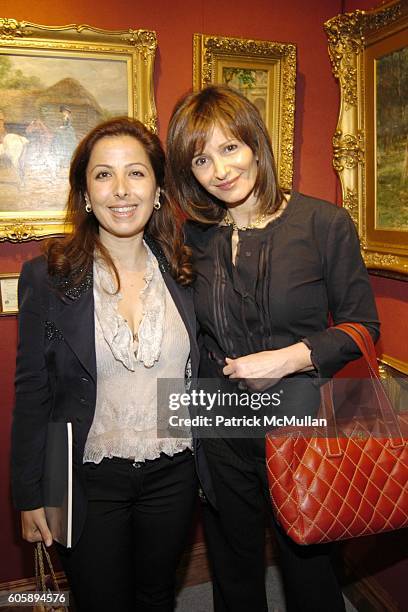 Karine Ohana and Debra Finerman attend The Time Machine, A LENOX HILL NEIGHBORHOOD HOUSE Art & Antiques Show Preview at The Seventh Regiment Armory...