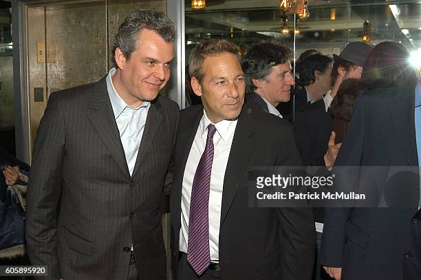Danny Huston and Henry Winterstern attend THE CINEMA SOCIETY presents the NY Premiere of First Look Pictures' THE PROPOSITION -Afterparty at Soho...