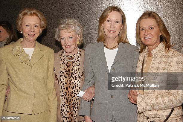 Lis Waterman, Betty Sherrill, Anne Eisenhower and Mary Louise Guertler attend 2nd Annual Parsons Centurion Award for Design Excellence Luncheon...