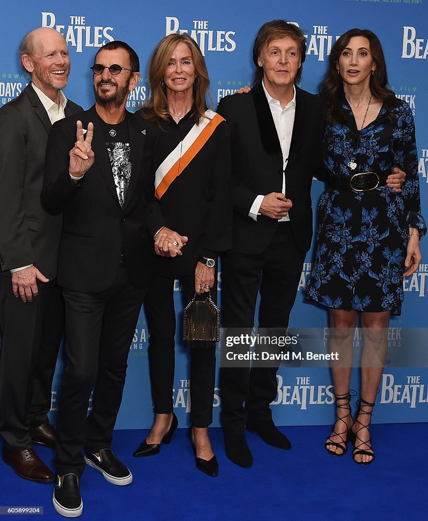 "The Beatles: Eight Days A Week - The Touring Years" - World Premiere - VIP Arrivals