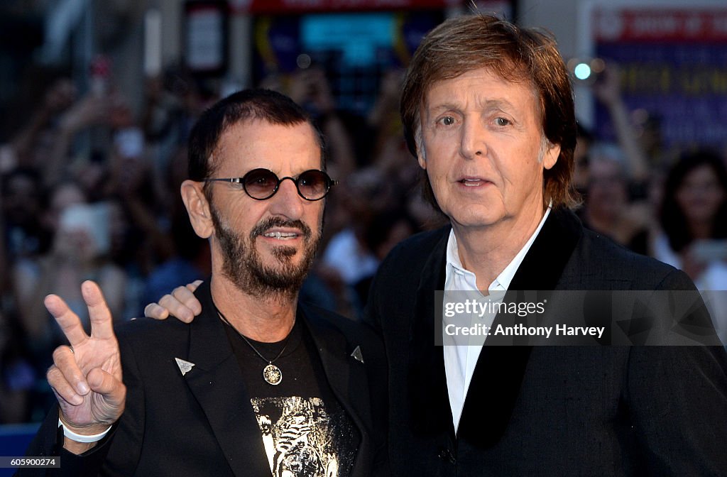 "The Beatles: Eight Days A Week - The Touring Years" - World Premiere - Red Carpet Arrivals.