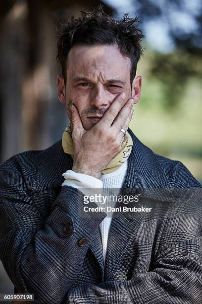 Actor Scoot McNairy is photographed for Flaunt Magazine on August 28, 2015 in Los Angeles, California.