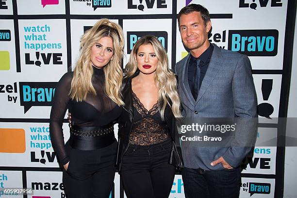 Pictured : Kim Zolciak, Brielle Biermann and Jeff Lewis --