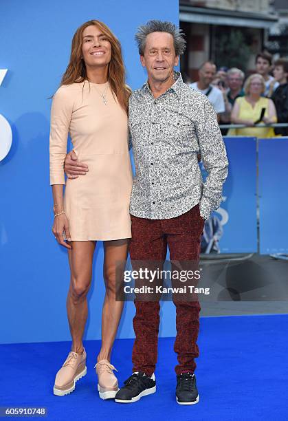 Veronica Smiley and Brian Grazer arrive for the World premiere of "The Beatles: Eight Days A Week - The Touring Years" at Odeon Leicester Square on...