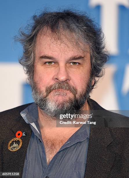 Peter Jackson arrives for the World premiere of "The Beatles: Eight Days A Week - The Touring Years" at Odeon Leicester Square on September 15, 2016...