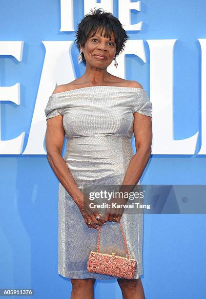 Kitty Oliver arrives for the World premiere of "The Beatles: Eight Days A Week - The Touring Years" at Odeon Leicester Square on September 15, 2016...