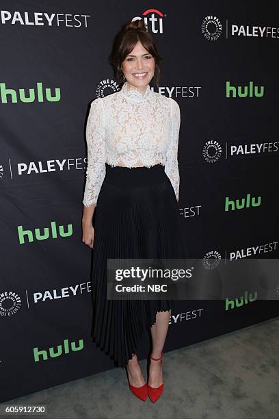 Paleyfest Fall TV Preview" -- Pictured: Mandy Moore at The Paley Center for Media's Tenth Annual Paleyfest NBC Fall TV Preview, September 13, 2016 in...