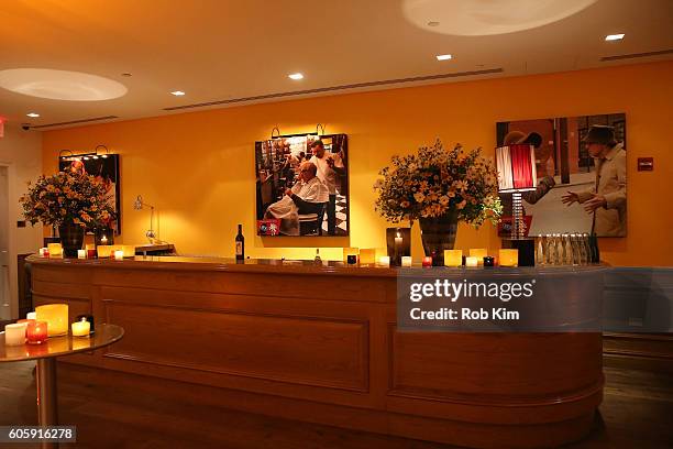 General view of atmosphere during the world premiere of 'Crisis in Six Scenes' at the Crosby Street Hotel on September 15, 2016 in New York City.