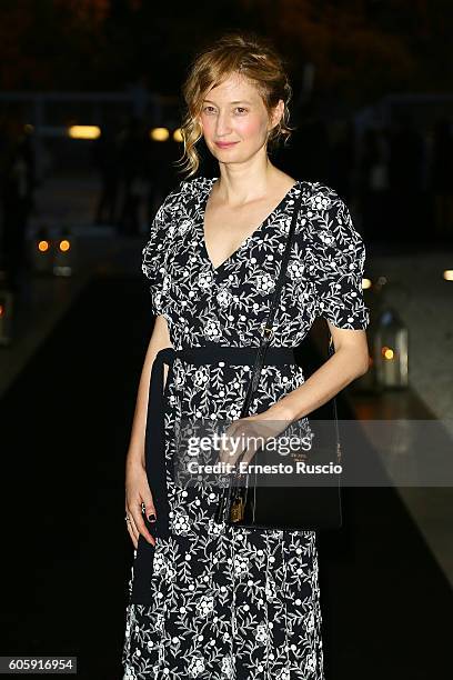 Alba Rohrwacher attends 'Francesco Escalar - Glamour 'n Soul' opening at Museo Maxxi on September 15, 2016 in Rome, Italy.