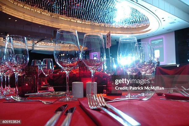 Atmosphere at JOHN LEGEND Performs at The First Annual Ruby Ball Benefiting The THANC Foundation at Mandarin Oriental Grand Ballroon on April 6, 2006...