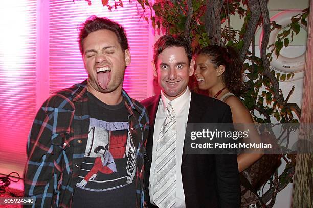 Michael Tronn and Michael attend The Wall Street Journal Weekend Edition celebrates Patrick McMullan New Book "Kiss Kiss" at The Delano on April 6,...