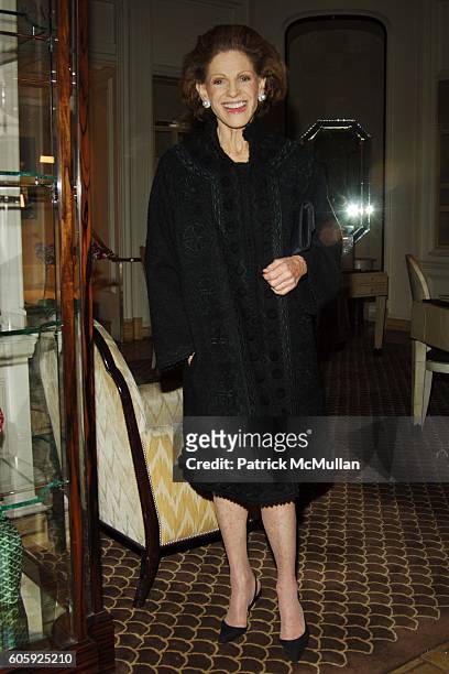 Annette de la Renta attends Bergdorf Goodman hosts a Celebration for Oscar de la Renta's 35th Anniversary at Bergdorf Goodman on April 26, 2006 in...