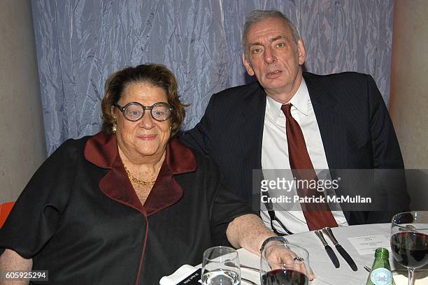 Elaine Kaufman and Charles Kipps attend VANITY FAIR Tribeca Film Festival Party hosted by Graydon Carter and Robert DeNiro at The State Supreme...