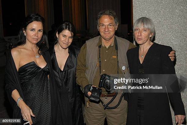 Patty Smyth, Sara Switzer, Larry Fink and Sara Marks attend VANITY FAIR Tribeca Film Festival Party hosted by Graydon Carter and Robert DeNiro at The...