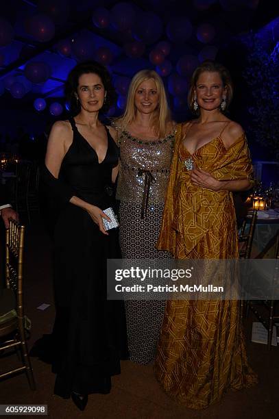 Dayle Haddon, Cynthia Lufkin and Robin Bell attend The JUILLIARD Centennial Gala -Live at Lincoln Center at The Juilliard School on April 3, 2006 in...
