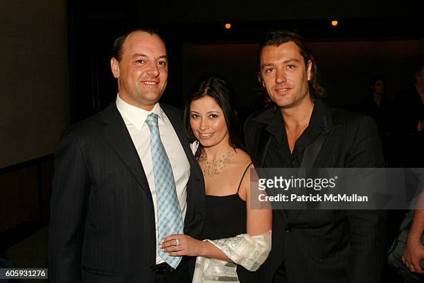 Roberto Manfe, Ericka Palma and Rossano Rubicondi attend Screening for the Premier of IVANA YOUNG MAN at Tribeca Grand Hotel on April 29, 2006 in New...