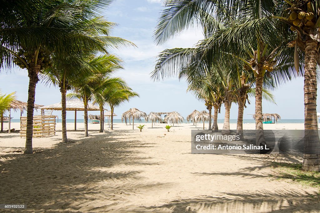 Mancora Idyllic beach at the north of Perú