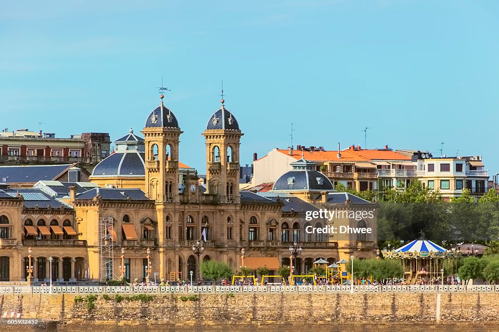 Ayutamiento Or City Hall Of San Sebastian (Donostia) Spain.