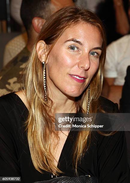 Filmmaker Amy Berg attends the Marc Bouwer fashion show during New York Fashion Week September 2016 on September 15, 2016 in New York City.