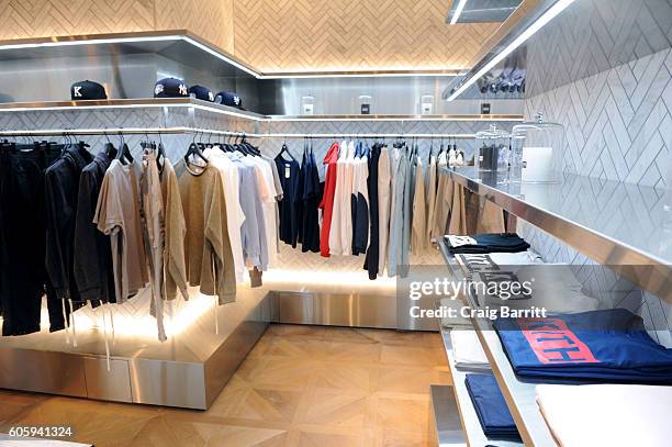 General view of atmosphere at the opening of KITH presented by Ronnie Fieg & New York Magazine's Diana Tsui at Goodman's Men's Store at Bergdorf...