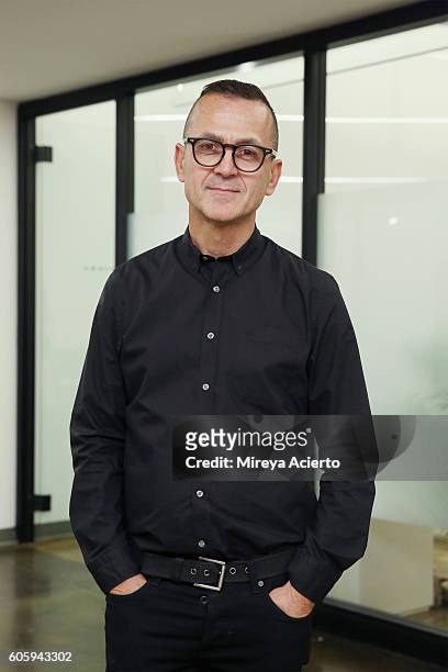 President and chief executive officer of CFDA, Steven Kolb attends CFDA {Fashion Incubator} Market Day presentation during New York Fashion Week...