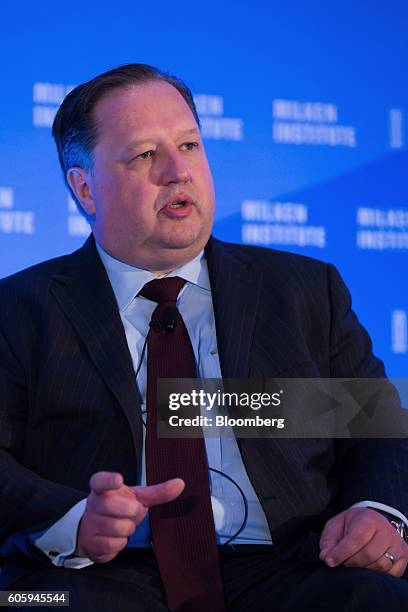 Paul Vosper, executive vice president at Pacific Investment Management Co. , speaks at the Milken Institute Asia Summit in Singapore, on Friday,...