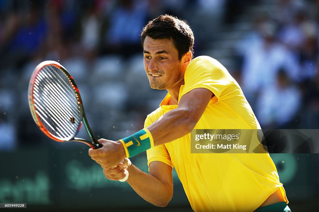 Davis Cup World Group Playoff - Australia v Slovakia