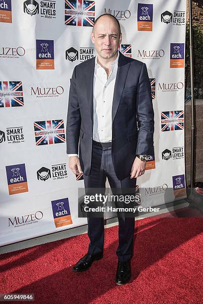 Gareth Neame arrives at The British Consulate-General on September 15, 2016 in Los Angeles, California.